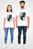 Attack On Titan Baskılı Unisex Siyah Tişört - Tshirt