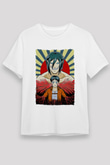 Attack On Titan Baskılı Unisex Siyah Tişört - Tshirt