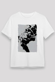 Attack On Titan Baskılı Unisex Siyah Tişört - Tshirt