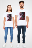 Attack On Titan Baskılı Unisex Siyah Tişört - Tshirt