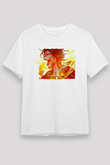 Attack On Titan Baskılı Unisex Siyah Tişört - Tshirt