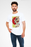 Attack On Titan Baskılı Unisex Siyah Tişört - Tshirt