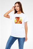 Attack On Titan Baskılı Unisex Siyah Tişört - Tshirt