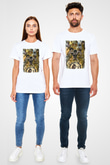 Attack On Titan Baskılı Unisex Siyah Tişört - Tshirt