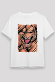 Attack On Titan Baskılı Unisex Siyah Tişört - Tshirt