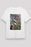 Attack On Titan Baskılı Unisex Siyah Tişört - Tshirt