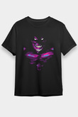 Attack On Titan Baskılı Unisex Siyah Tişört - Tshirt