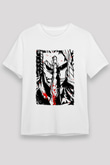 Attack On Titan Baskılı Unisex Siyah Tişört - Tshirt