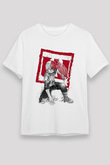 Attack On Titan Baskılı Unisex Siyah Tişört - Tshirt