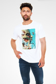 Attack On Titan Baskılı Unisex Siyah Tişört - Tshirt