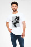 Attack On Titan Baskılı Unisex Siyah Tişört - Tshirt