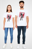 Attack On Titan Baskılı Unisex Siyah Tişört - Tshirt