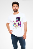 Attack On Titan Baskılı Unisex Siyah Tişört - Tshirt