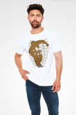 Attack On Titan Baskılı Unisex Siyah Tişört - Tshirt