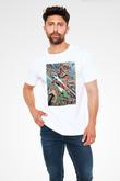 Attack On Titan Baskılı Unisex Siyah Tişört - Tshirt