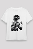 Attack On Titan Baskılı Unisex Siyah Tişört - Tshirt