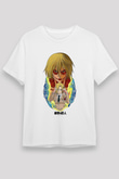Attack On Titan Baskılı Unisex Siyah Tişört - Tshirt