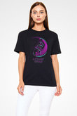 Attack On Titan Baskılı Unisex Siyah Tişört - Tshirt