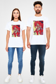 Attack On Titan Baskılı Unisex Siyah Tişört - Tshirt