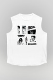 Attack on Titan Beyaz Unisex Kolsuz Tişört