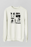 Attack on Titan Beyaz Unisex Sweatshirt