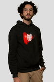 Attack on Titan Siyah Unisex Hoodie