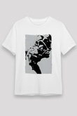 Attack On Titan Unisex Baskılı Beyaz Tişört - Tshirt