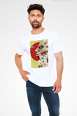 Attack On Titan Unisex Baskılı Beyaz Tişört - Tshirt