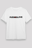 Audioslave Baskılı Unisex Beyaz Tişört - Tshirt