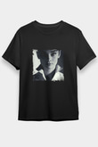 Audrey Hepburn Baskılı Unisex Siyah Tişört