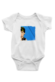 Audrey Hepburn Unisex Baskılı Beyaz Bebek Body - Zıbın