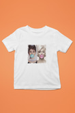 Audrey Hepburn Unisex Baskılı Beyaz Çocuk Tişört