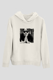 August Alsina Baskılı Unisex Beyaz Hoodie