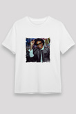 August Alsina Baskılı Unisex Beyaz Tişört