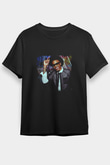 August Alsina Baskılı Unisex Siyah Tişört