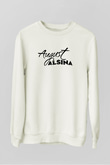 August Alsina Beyaz Unisex Sweatshirt