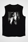 August Alsina Siyah Unisex Kolsuz Tişört