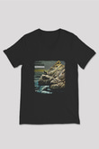 August Burns Red Baskılı Unisex Siyah V Yaka Tişört