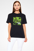 Authority Zero Baskılı Unisex Siyah Tişört