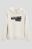 Authority Zero Beyaz Unisex Kapüşonlu Sweatshirt