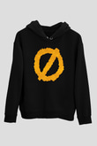 Authority Zero Siyah Unisex Kapüşonlu Sweatshirt