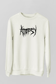 Autopsy Beyaz Unisex Sweatshirt