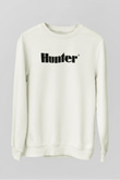 Avcı Beyaz Unisex Sweatshirt