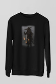 Avcı Siyah Unisex Sweatshirt