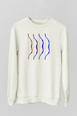 Avcılık Baskılı Unisex Ekru Sweatshirt