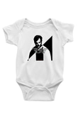 Avicii Baskılı Beyaz Unisex Bebek Body - Zıbın