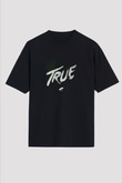 Avicii Baskılı Unisex Oversize Siyah Tişört