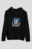 Avicii Baskılı Unisex Siyah Hoodie