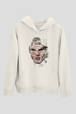 Avicii Beyaz Unisex Kapüşonlu Sweatshirt