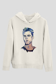 Avicii Beyaz Unisex Kapüşonlu Sweatshirt
